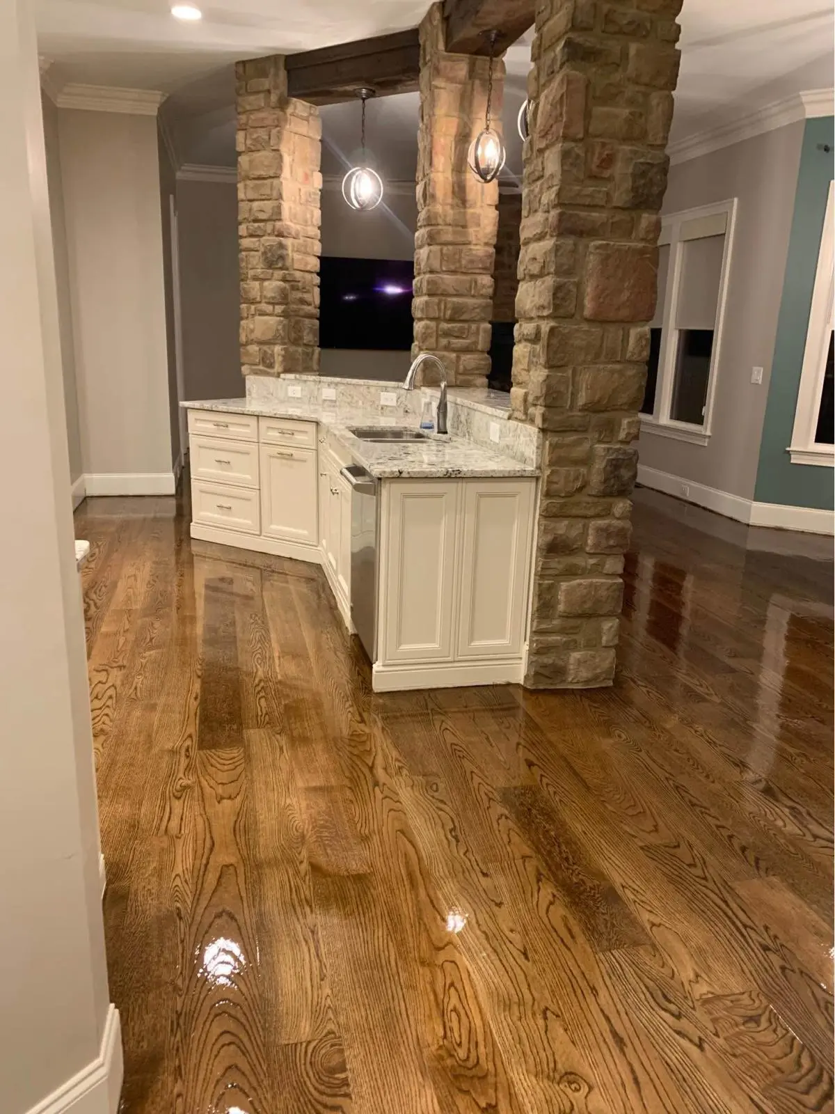 Hardwood Glue Down. · York, South Carolina
